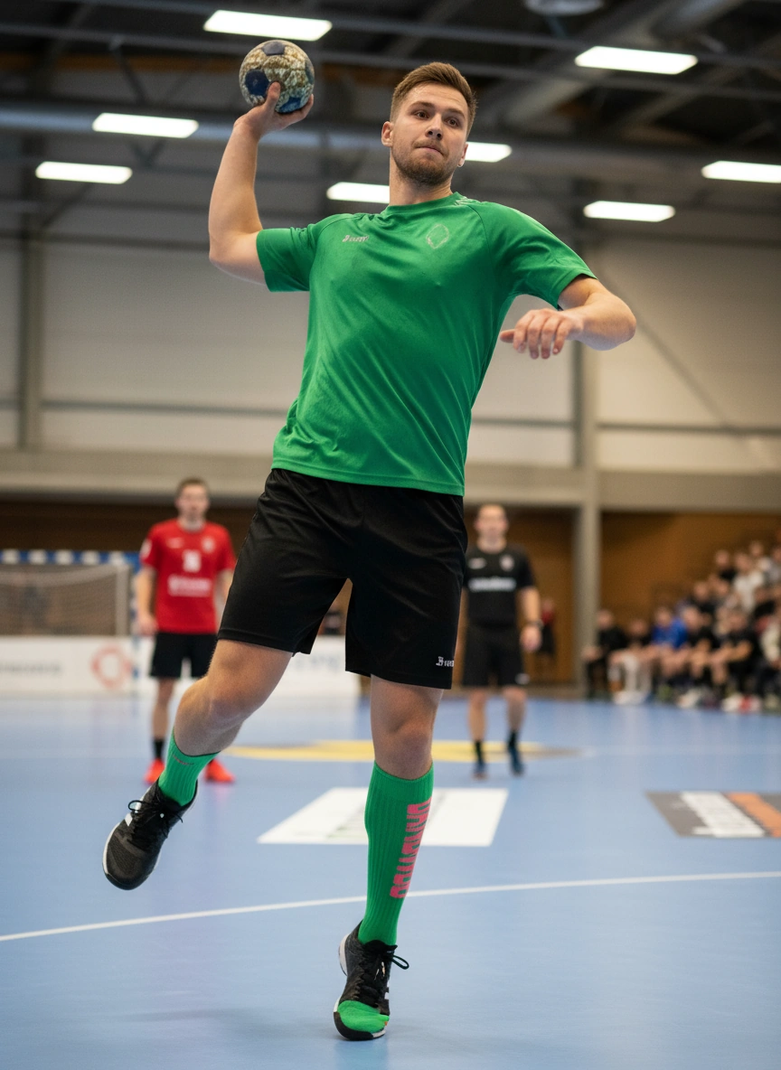 UANDWOO Performance lange Socken Sportsocken Hightech Handball