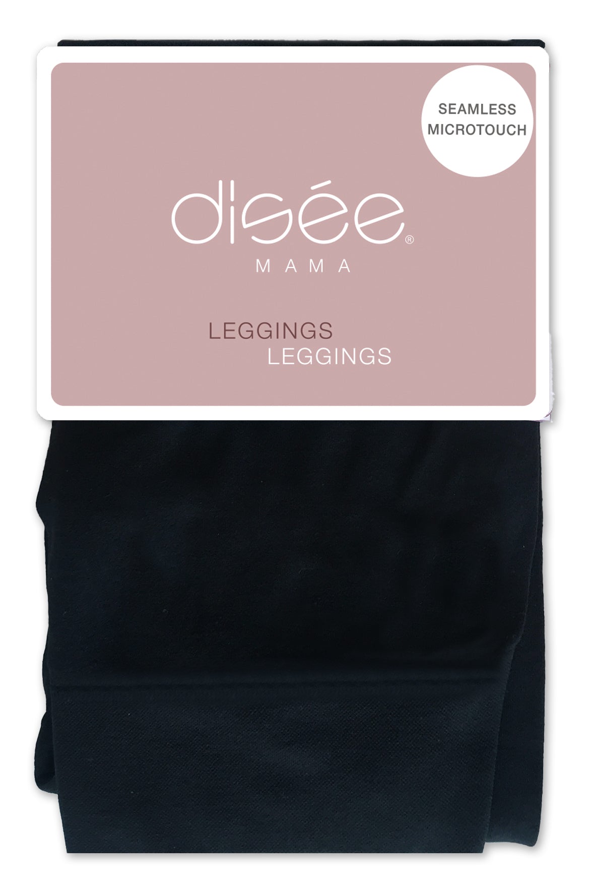 Disee Mama Leggings Seamless Black 41194 - Frau Socke