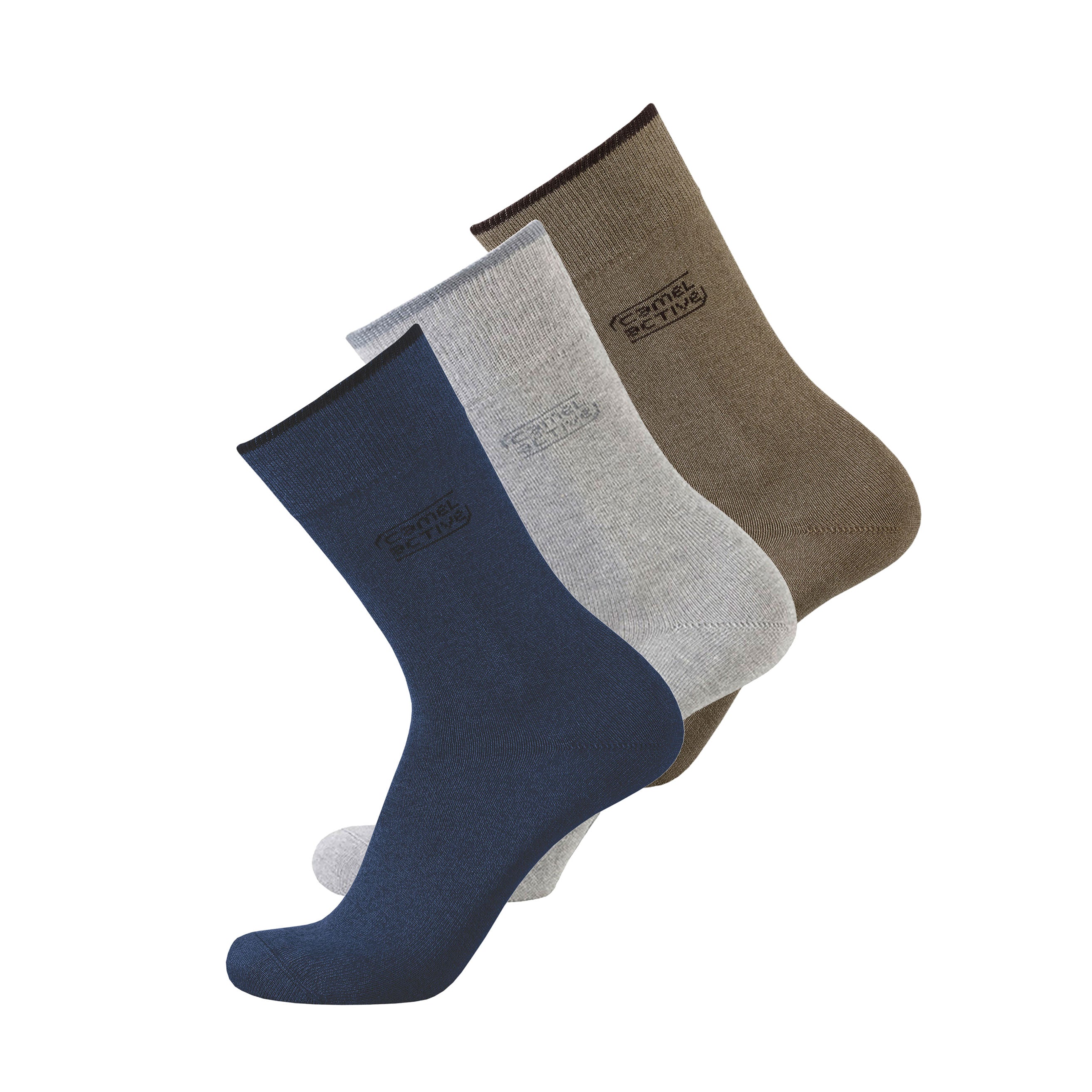 Camel Active Socken 9er mixed grau braun blau - Frau Socke