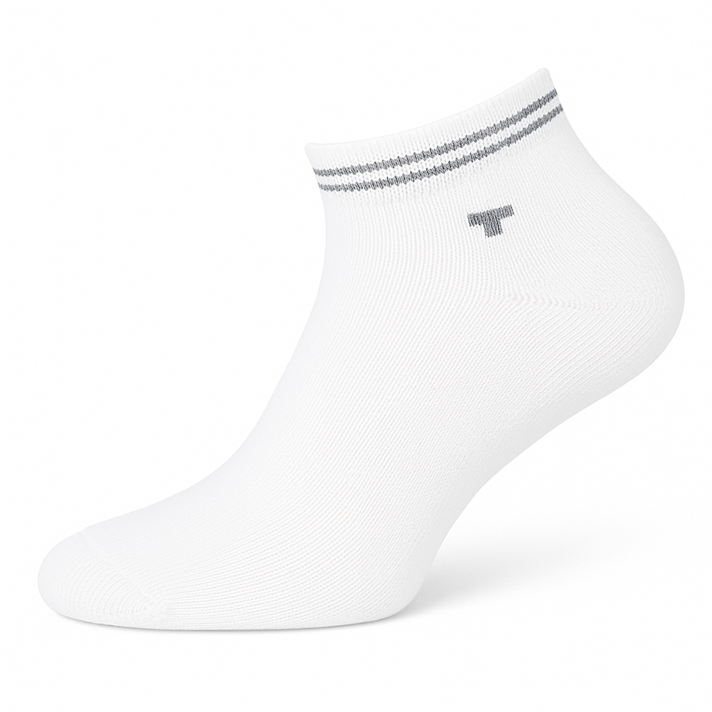 Tom Tailor kurze Kindersocken Sneakersocken weiß 8er Pack
