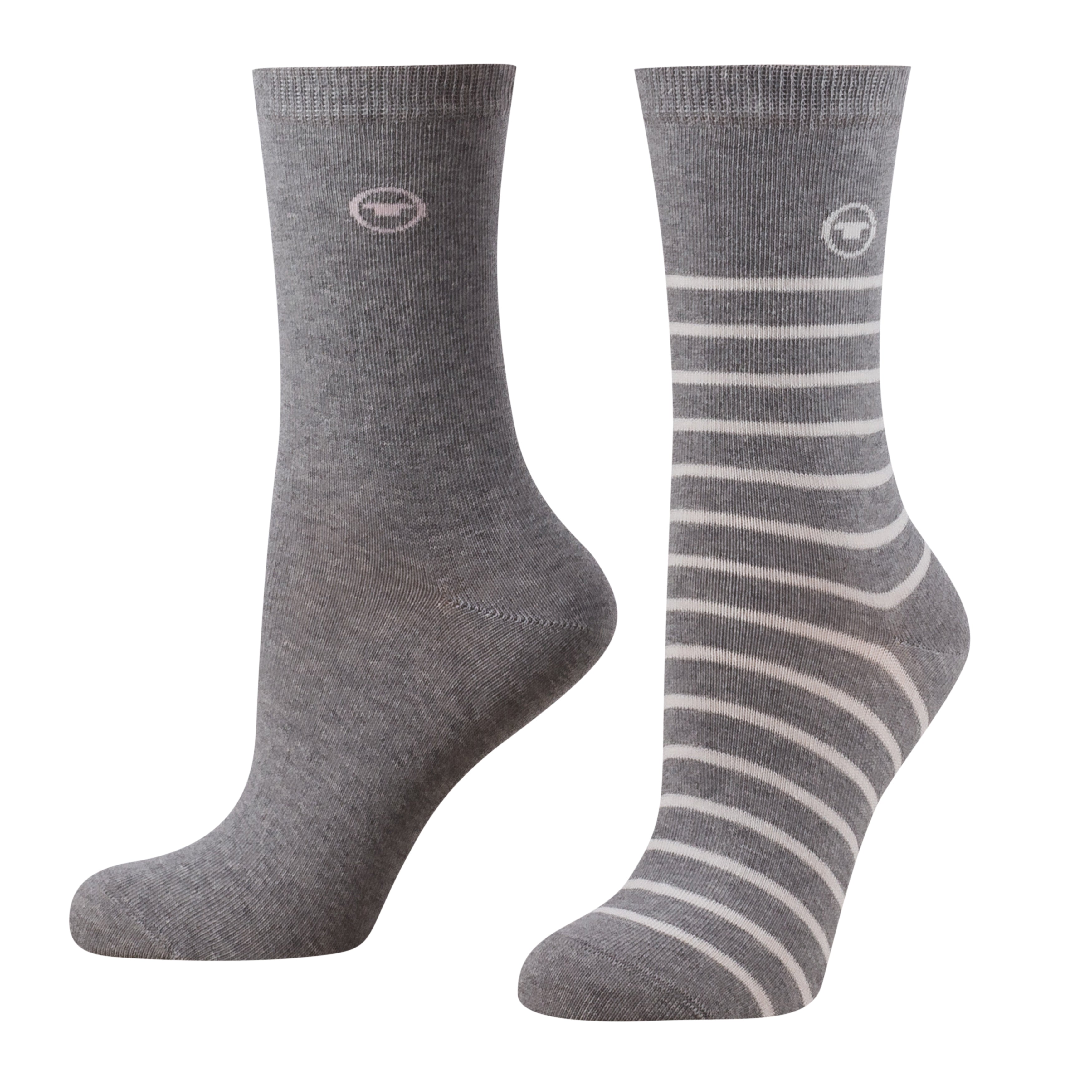 Tom Tailor Damen Socken 3er Pack grau - Frau Socke