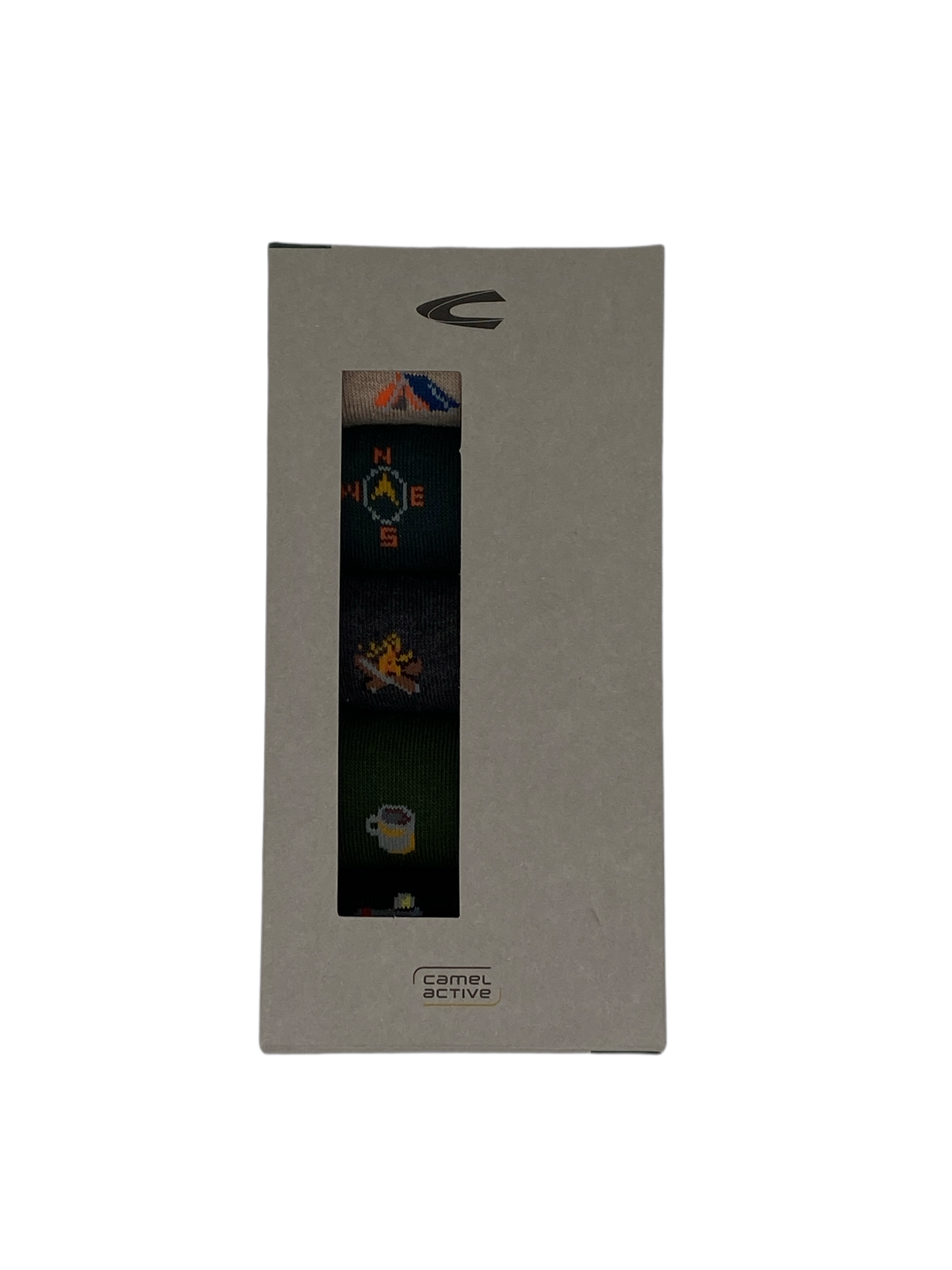 Camel Active Bio-Socken 5er Geschenkbox Outdoor Adventure Camping - Frau Socke