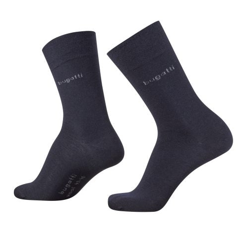 Bugatti lange Herren Socken SoftWolle 43-46 Komfortbund 4er Pack - Frau Socke