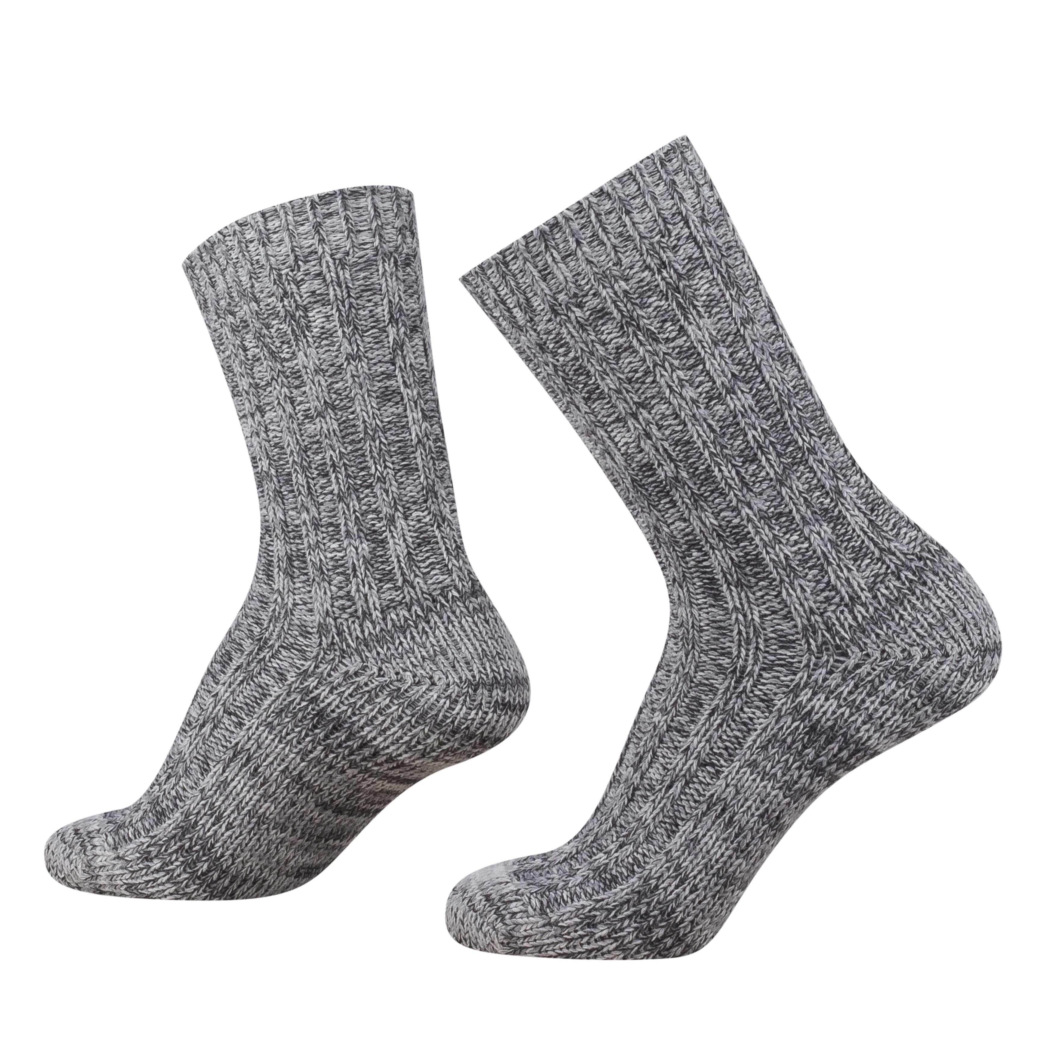 Camel Active warme dicke Wolle BootSocken grau - Frau Socke