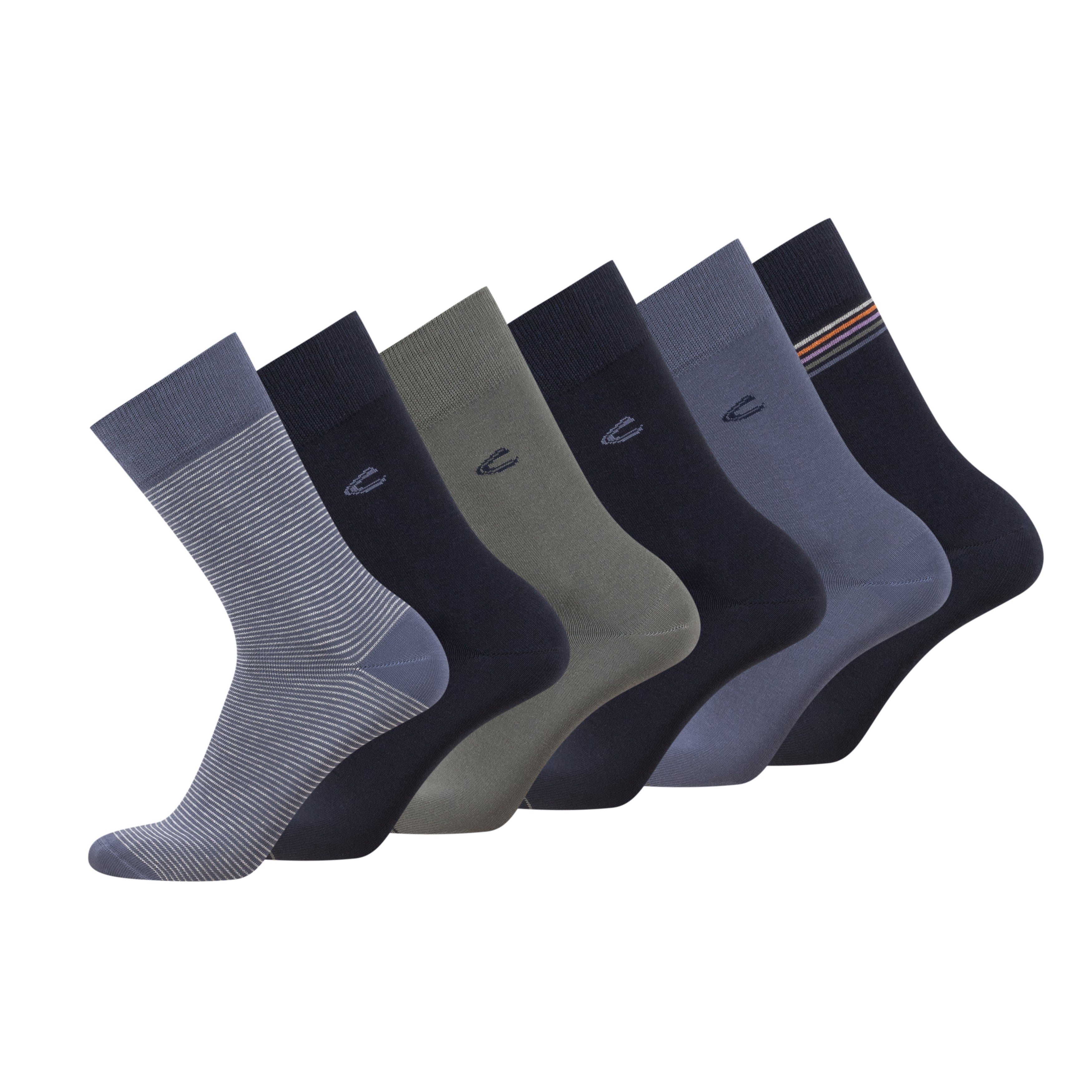 Camel Active lange Bio-Baumwollsocken 6er Pack - Frau Socke