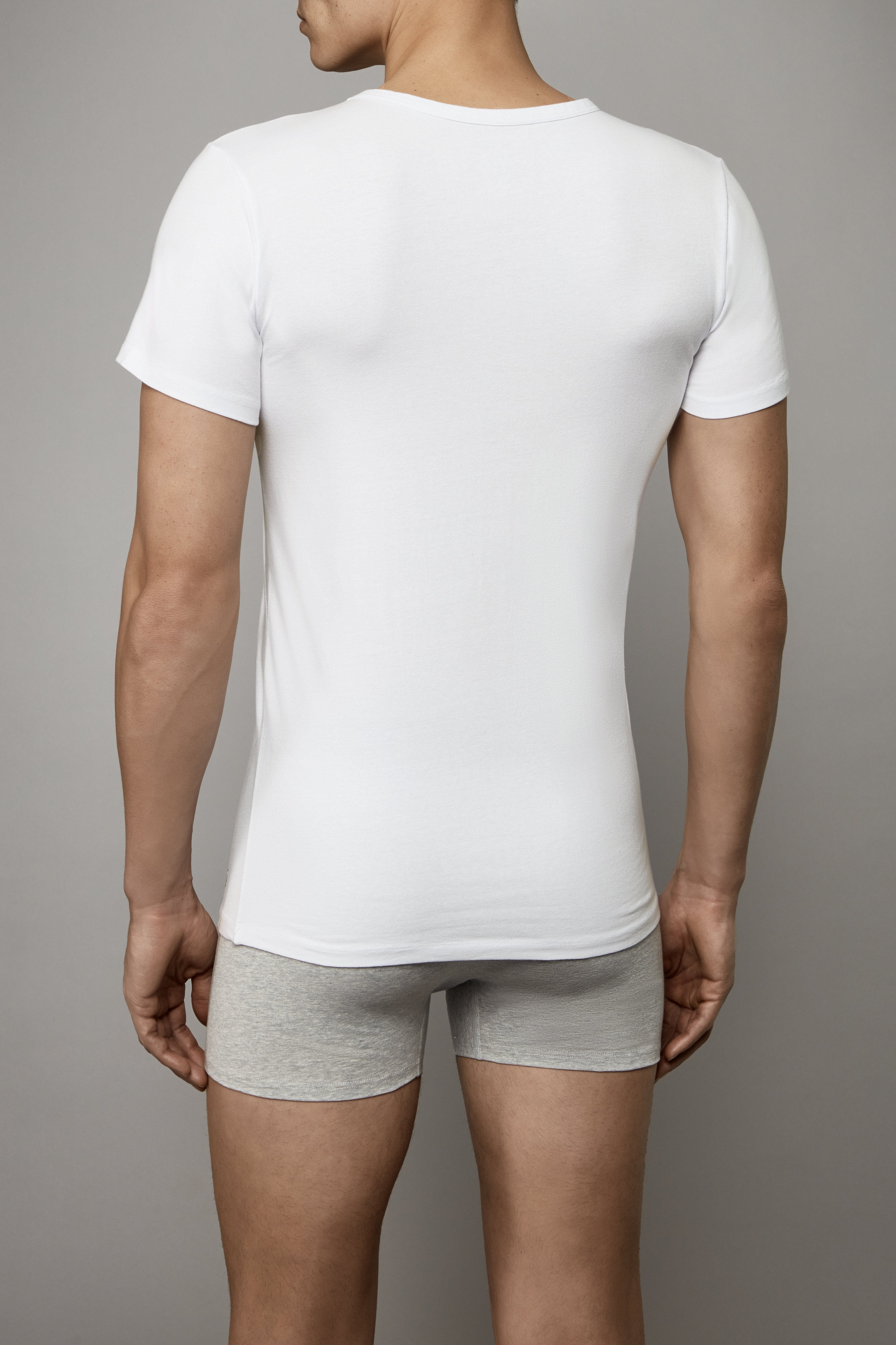 LOOKS T-Shirt Undershirt weiß - Frau Socke