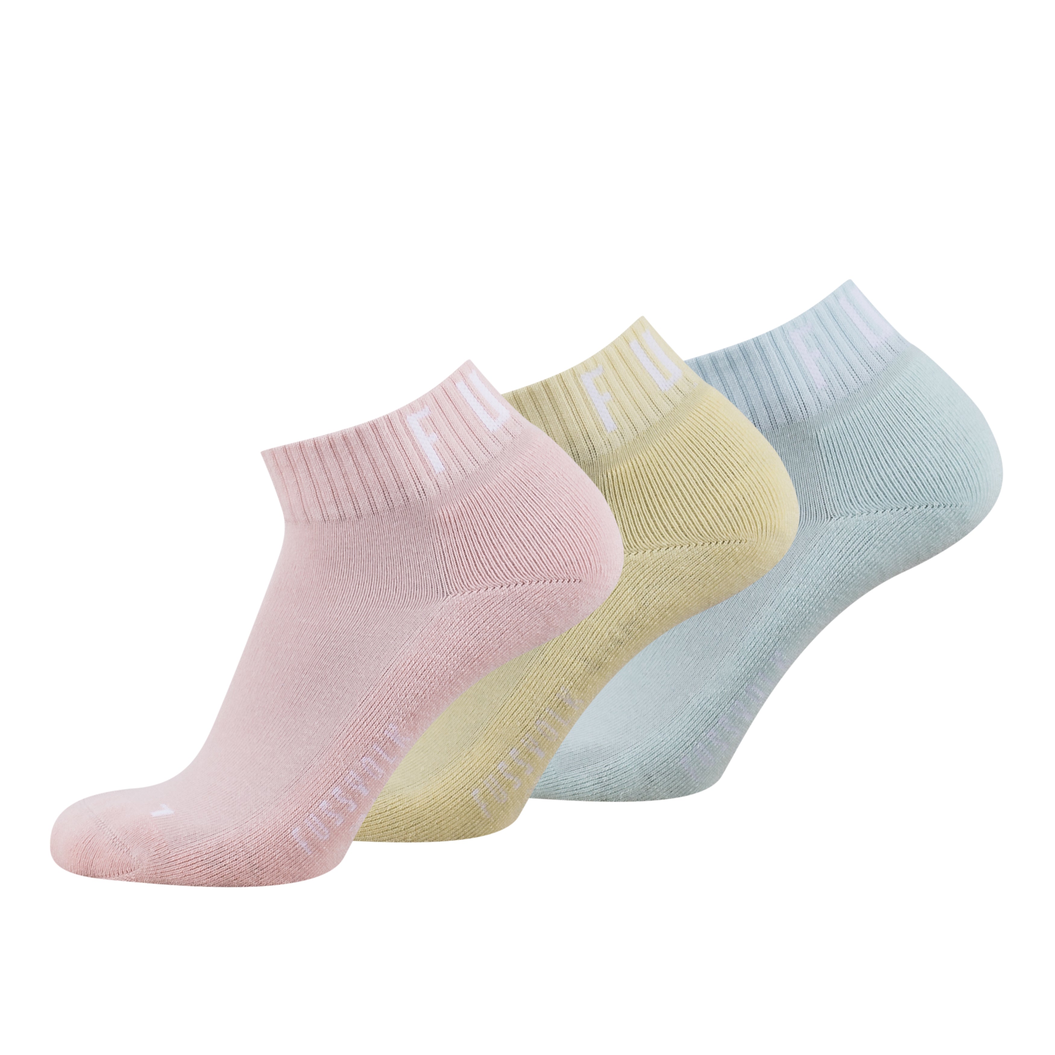 FUSSVOLK Bio-Socken kurzer Schaft farbig - Frau Socke