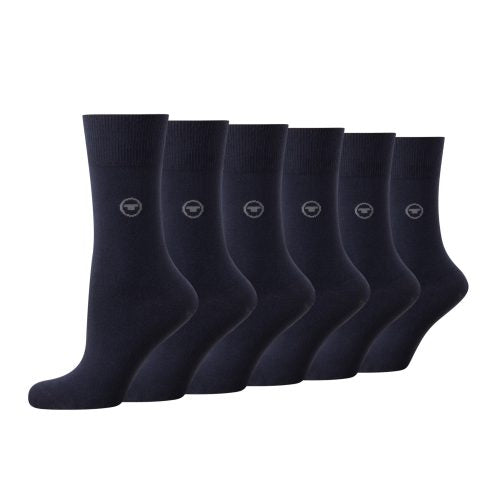 Tom Tailor Damen Socken Komfortbund 6er Pack Uni 9702E Alltag