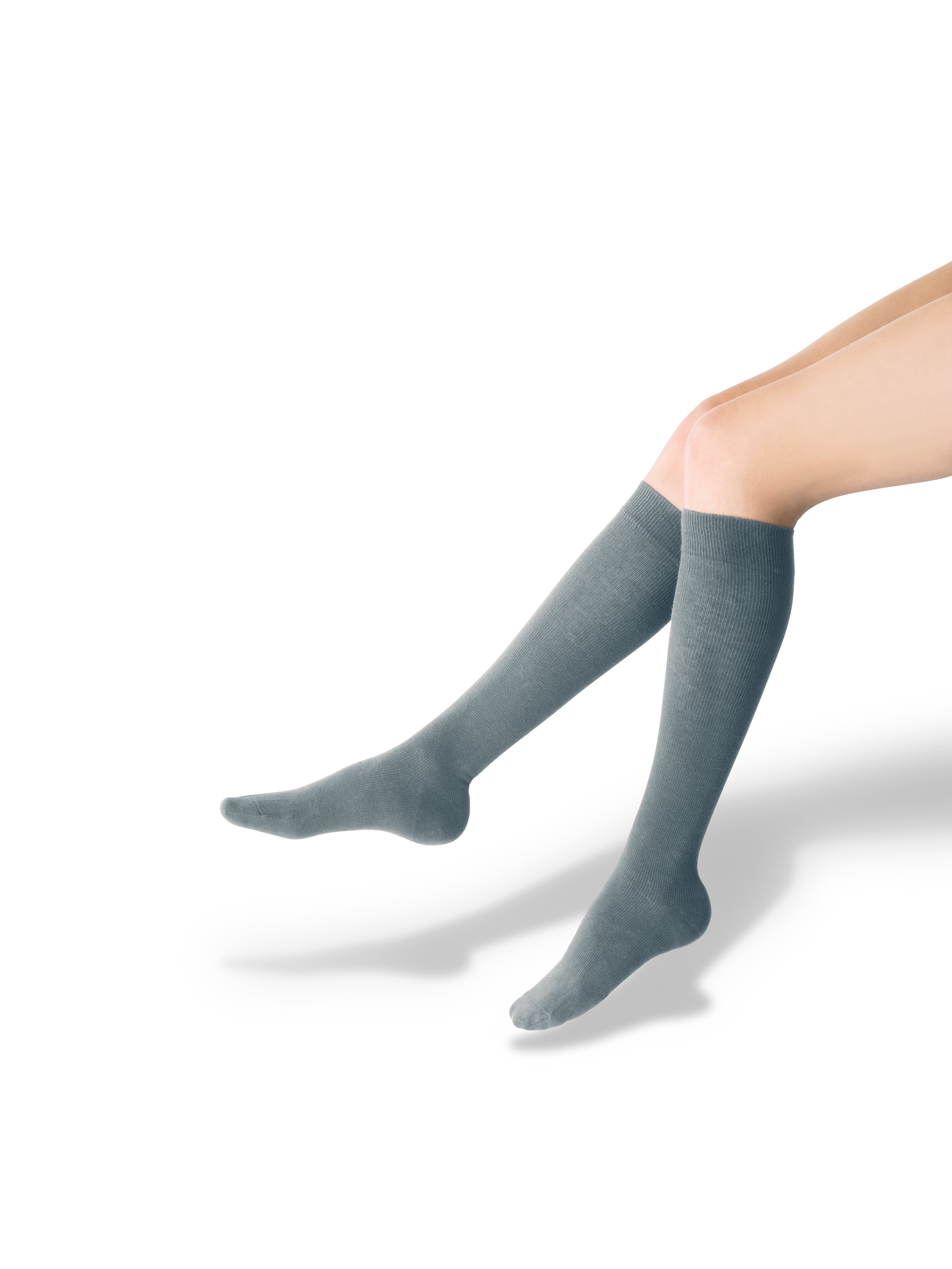 Provital Damen Aktiv Stützkniestrümpfe vitalisierend Komfortbund - Frau Socke