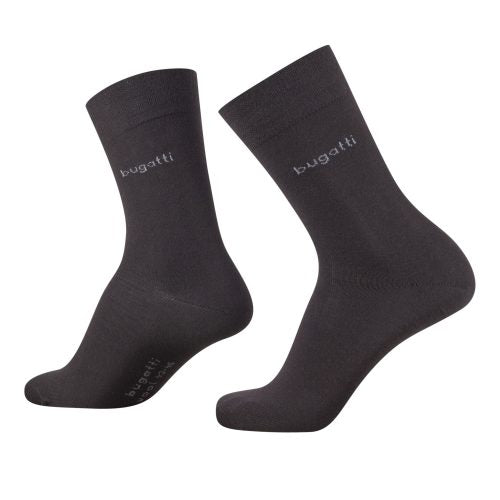 Bugatti lange Herren Socken SoftWolle 43-46 Komfortbund 4er Pack - Frau Socke