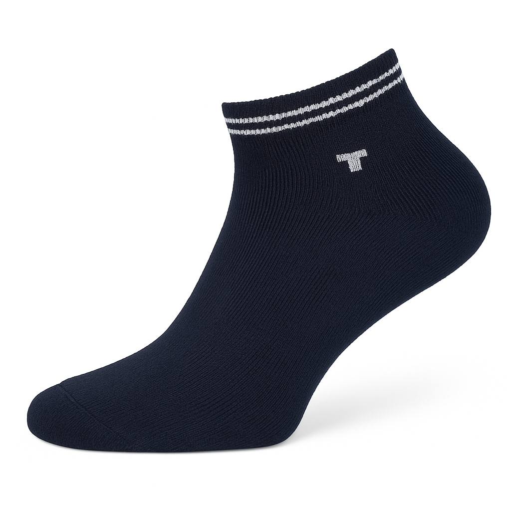 Tom Tailor kurze Kindersocken Sneakersocken blau 8er