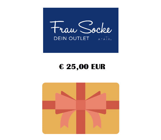 Frau Socke Geschenkgutschein