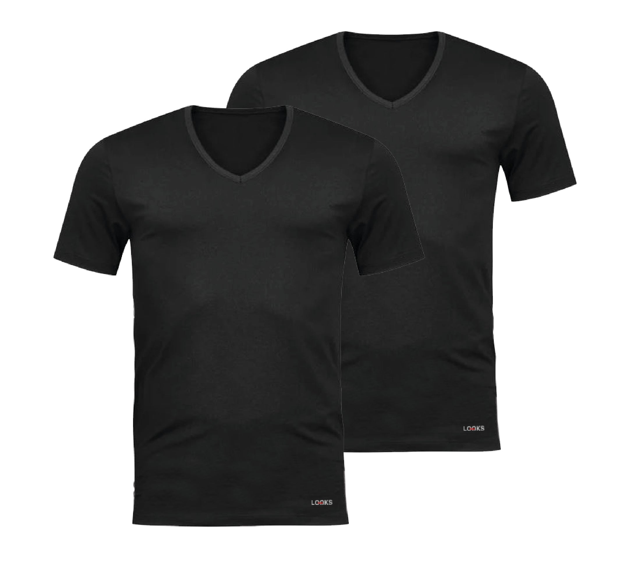 LOOKS T-Shirt Undershirt schwarz - Frau Socke