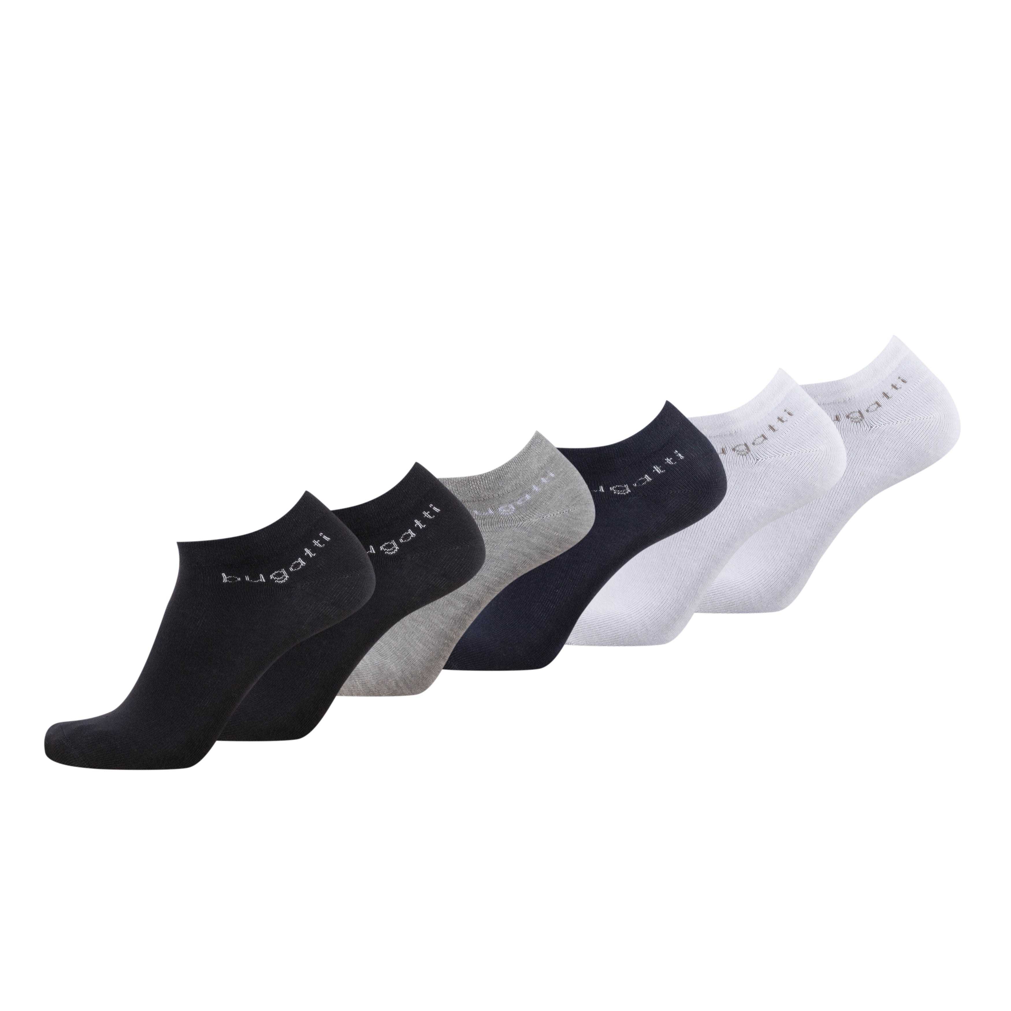 bugatti kurze Socken Sneakersocken 6er Pack