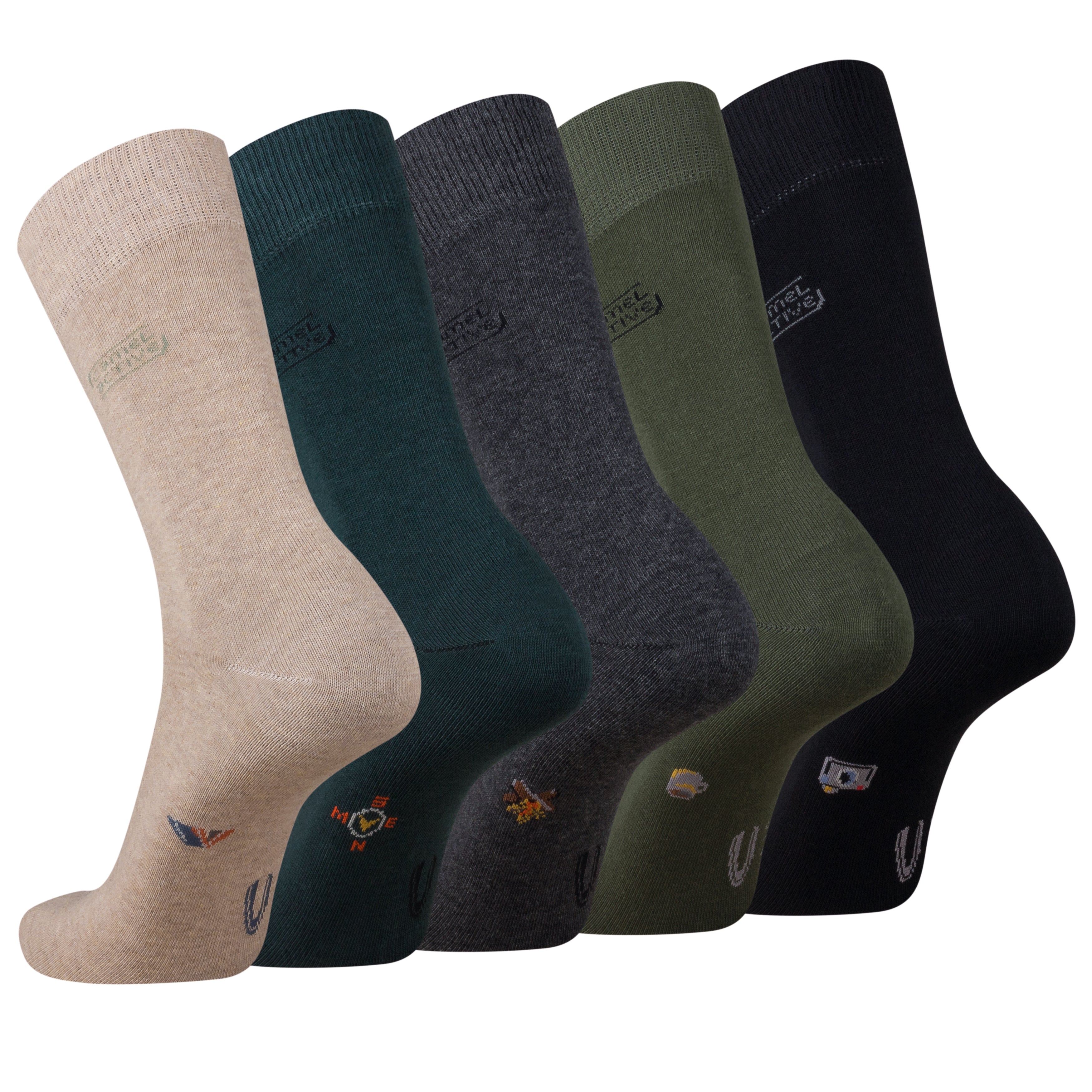 Camel Active Bio-Socken 5er Geschenkbox Outdoor Adventure Camping