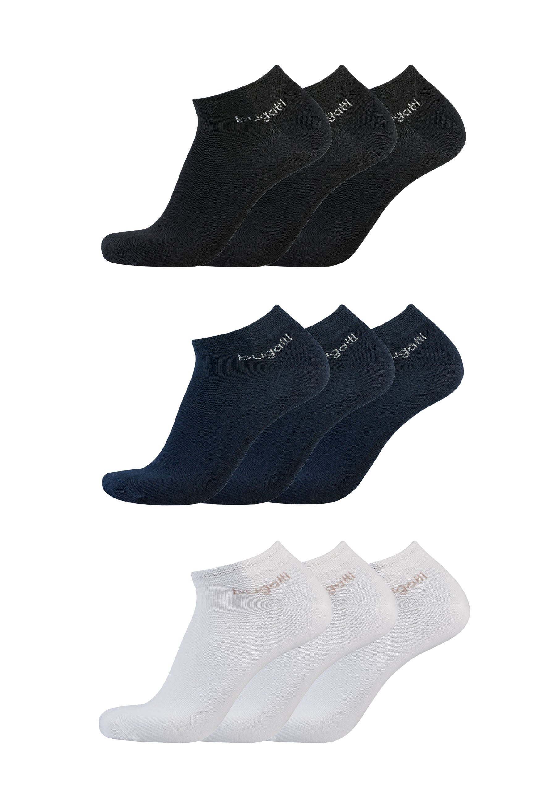 Bugatti Sneakersocken mixed 9er Pack - Frau Socke