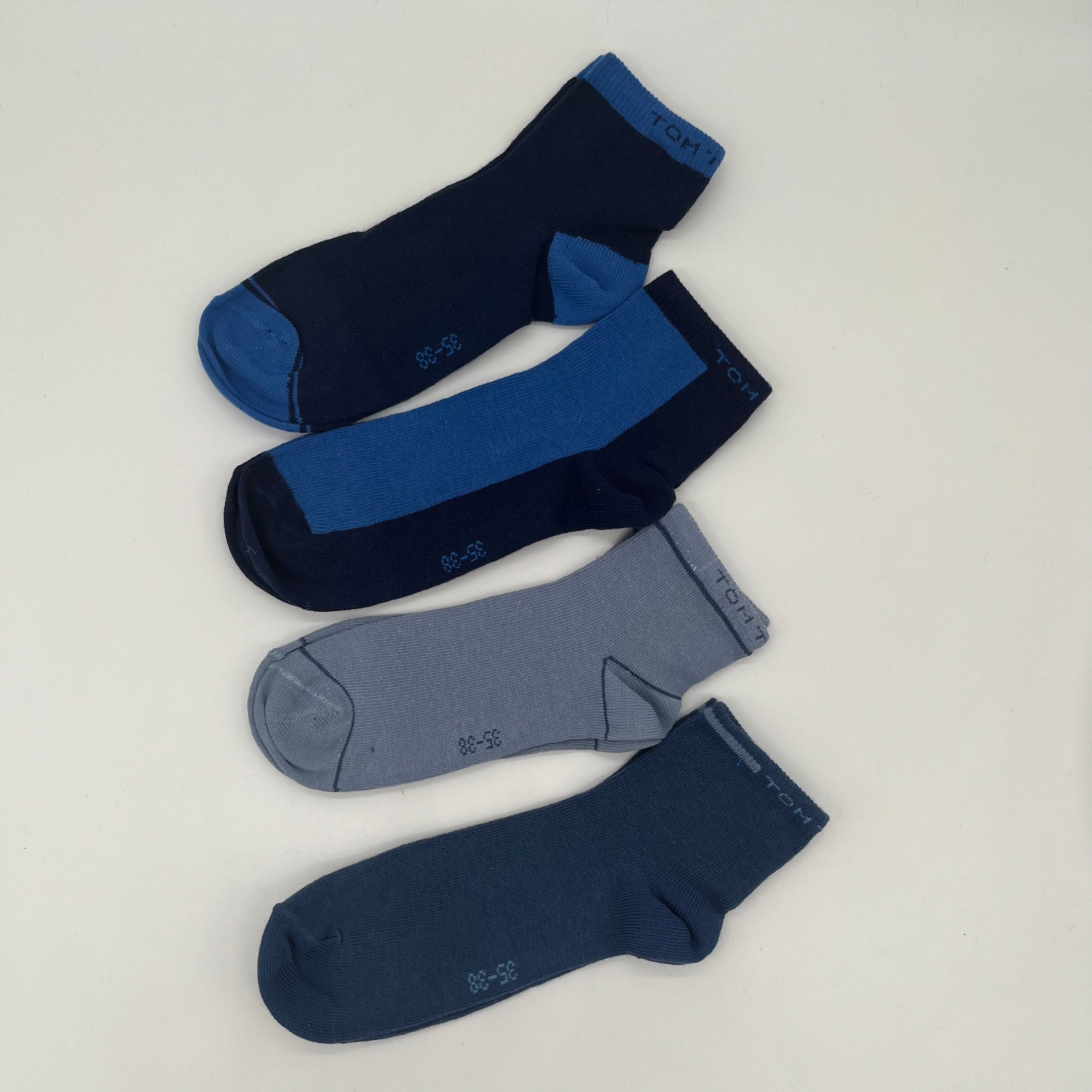 Tom Tailor kurze Kindersocken Sneakersocken 4er Pack - Frau Socke