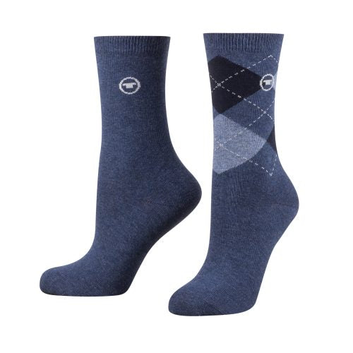 Tom Tailor Damen Socken 2er Pack fürs Büro - Frau Socke