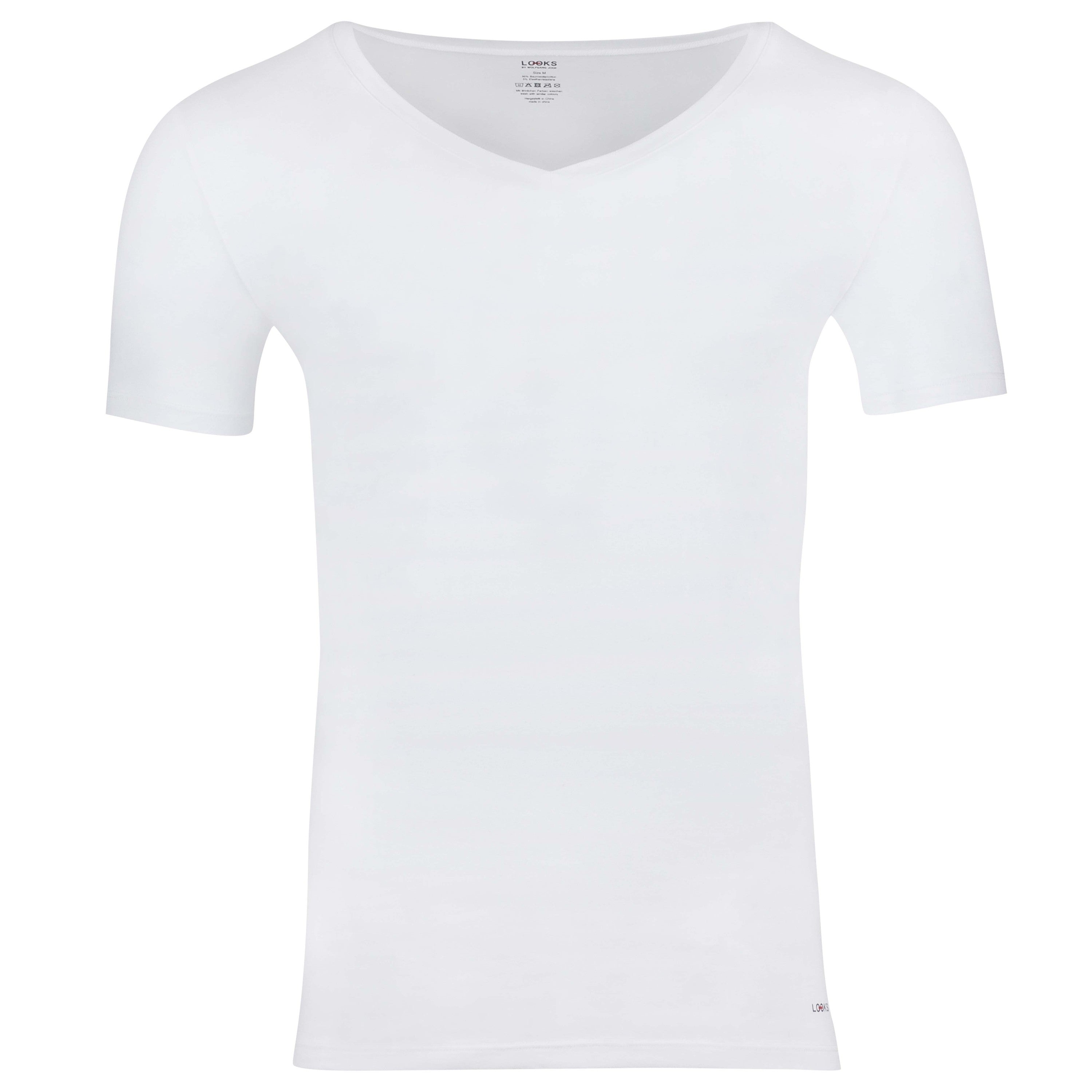 LOOKS T-Shirt Undershirt weiß - Frau Socke